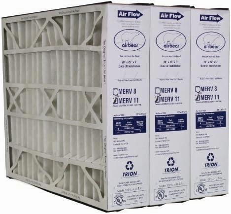 Trion Air Bear 259112-102 MERV 11 Filters (3-Pk) - 20x25x5 by Trion