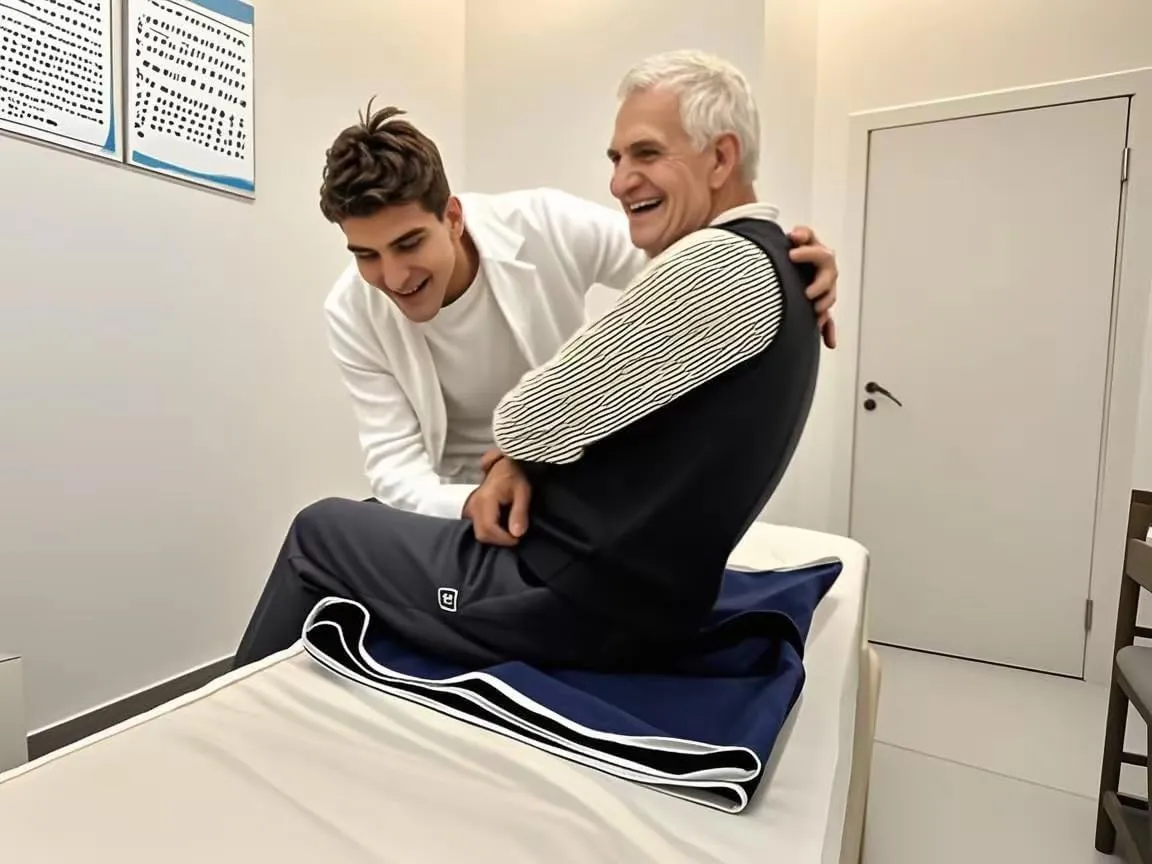 Tubular Slip, Transfers Elderly Disabled Stroke Patients from Bed to Vehicle, Car or Wheelchair and is an Assistant in Hospital and Home Care for Parkinson's (L)