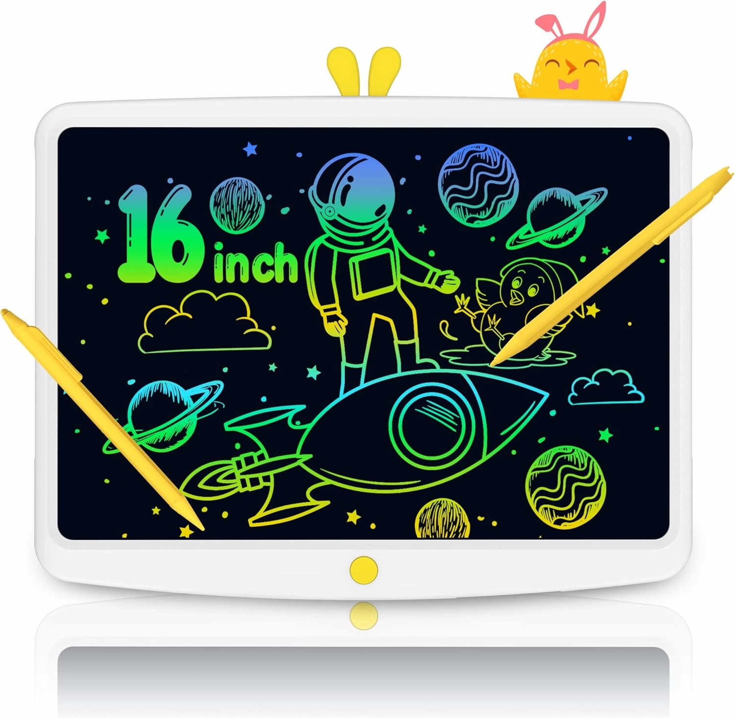 TUGAU LCD Writing Tablet for Kids,16.5 Inch Large Screen Doodle Board Writing Pad, Erasable Electronic Drawing Writing Pads, Educational and Learning Girls Gifts Toys for 3 4 5 6 7 Year Old Girls Boys