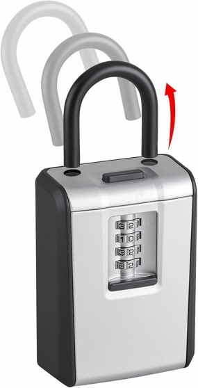 Ultimate KeyBox – Ultra-Durable Heavy-Duty Key Lock Box, Wall-Mounted & Portable, Premium Weatherproof Key Safe with Secure 4-Digit Combination for Home, Office, Airbnb, and Emergency Access
