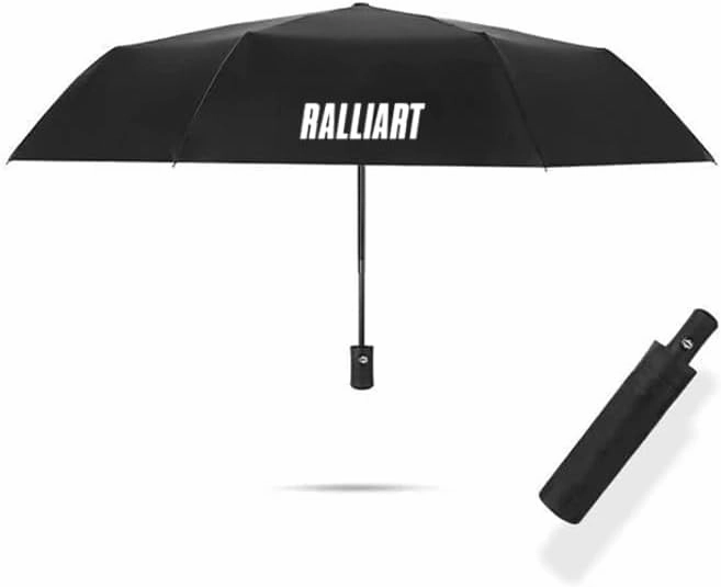 Umbrella with Car Logo, for Mitsubishi Ralliart Protection Sun Umbrella Outdoor Umbrella Travel Umbrella Portable Umbrella Car Accessories