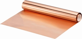 Uxcell 99.9% Pure Copper Sheet Roll, 3500mm x 200mm x 0.02mm, 32 Gauge, Red Copper, Perfect for Roofing, Flashing, DIY Projects