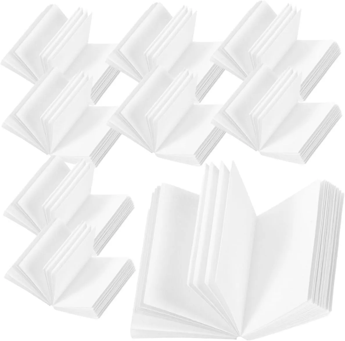 Vaguelly 50pcs Miniature Books Decor Blank Dollhouse Books for Creative DIY Projects for Mini House Decoration Plaything and Pretend Play Models