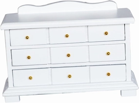 Vaguelly 1Pc Scale Mini Drawer Furniture for Dollhouse Decor Realistic Craft for Miniature House Scenes Smooth Surface Design
