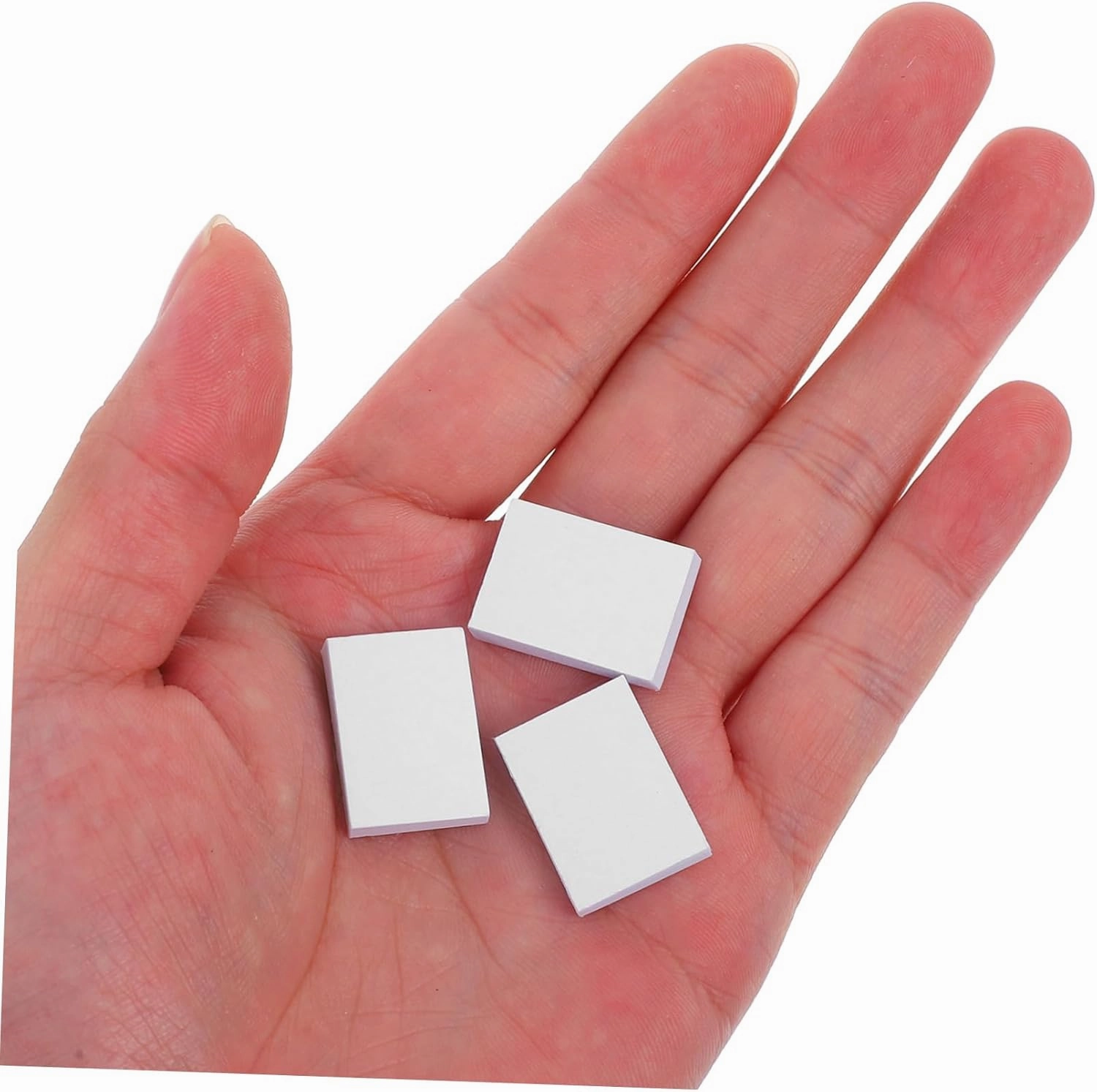 VANZACK 3sets Dollhouse Miniature Books Decor 1:12 Scale Mini Blank Book Paintable Miniature Items for Pretend 30pcs*3