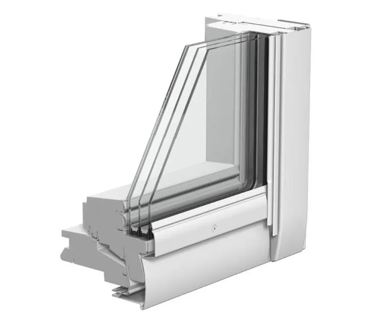 VELUX GGU MK06 0068 Triple Glazed Rain Noise Reduction White Polyurethane Centre-Pivot Roof Window (78 x 118 cm)