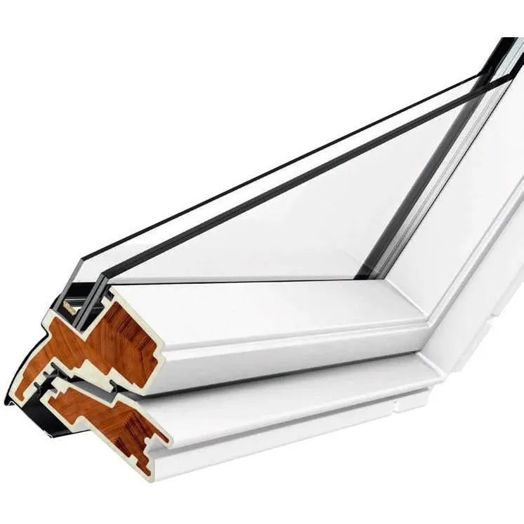 VELUX GGU PK10 0062 White Polyurethane Centre-Pivot Roof Window (94 x 160 cm)
