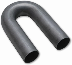 Vibrant Performance Power 2621 Tubing, Mandrel Bend, 180 degree, 304 Stainless Steel, Natural, 16 gauge, 1.625 in. Outside Diameter, 1.625 in. Centerline Radius, 4.00 in. Leg Length, each