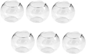 VICASKY 18pcs Miniature Fish Bowls for Doll House Decor Versatile Scene Accessories for Miniature Settings Compact and Space-Saving Fish Tank Ornaments for