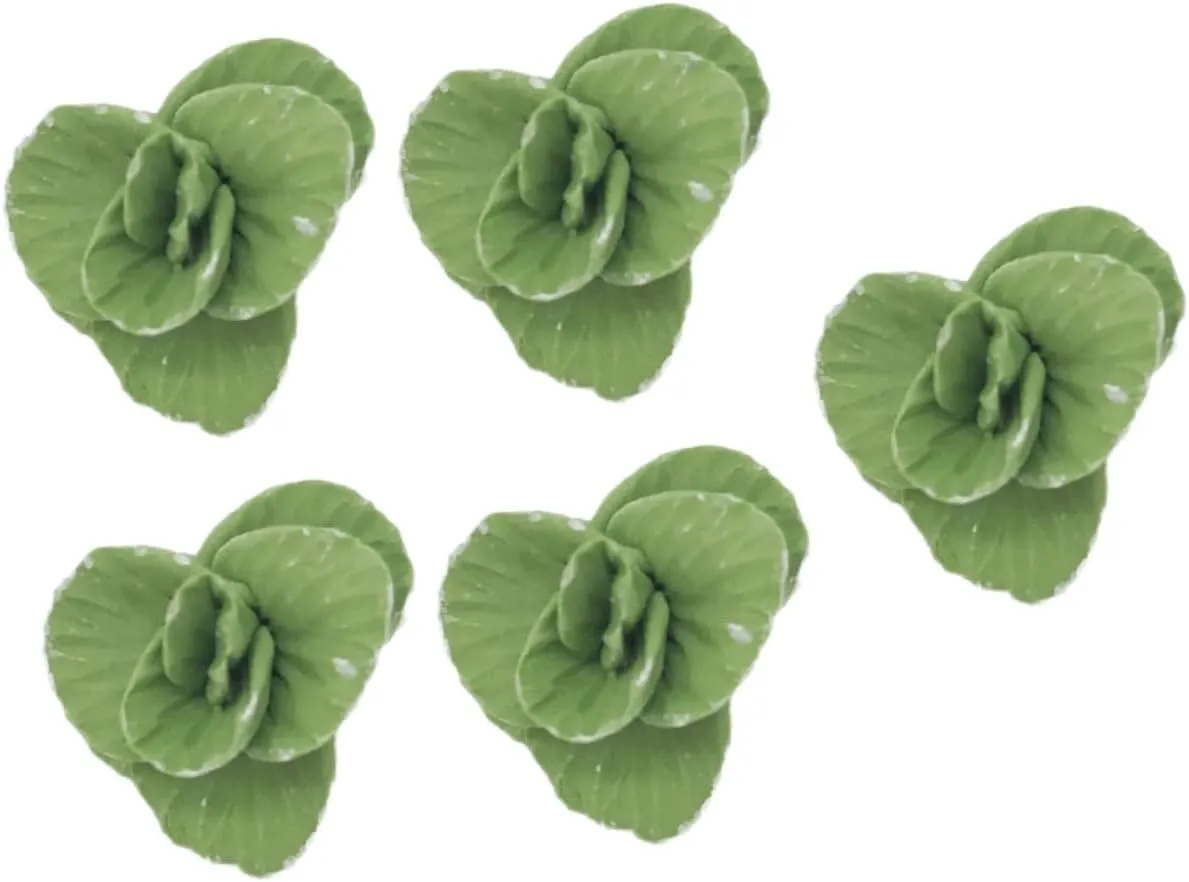 VICASKY 5pcs Realistic Artificial Fake Vegetable Dollhouse Miniatures Food Ornaments 1:12 Scale Tiny Vegetable Model Statue Simulation Vegetable for DIY Crafts Mini House Decoration
