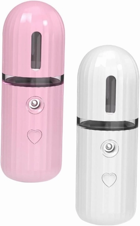 VICASKY 2pcs Portable Facial Handheld Sprayers Moisturizing Handy Mist Sprayer Facial Hydration Tools