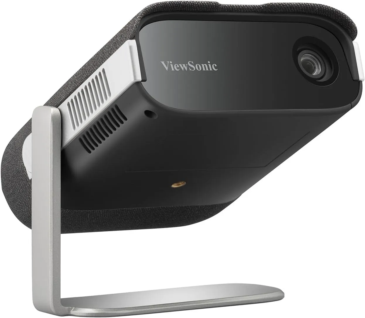 ViewSonic M1X Portable LED Projector with Smart Stand, Harman Kardon Speakers, Built-In Battery, H/V Keystone, 4 Corner Adjustment, Bluetooth, Wi-Fi, USB-C, Powered USB A