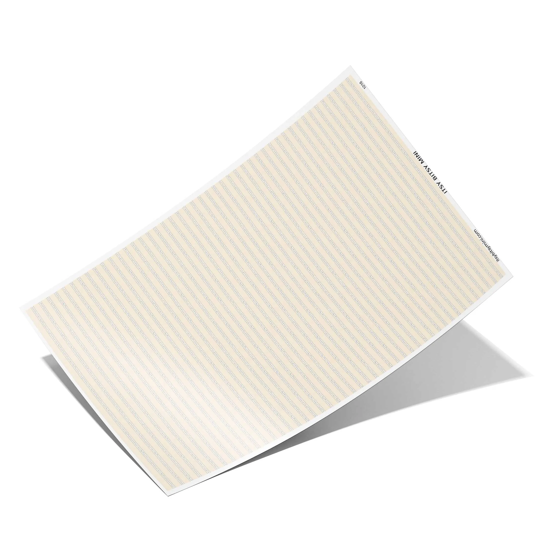 Vine Stripe - Dollhouse Wallpaper