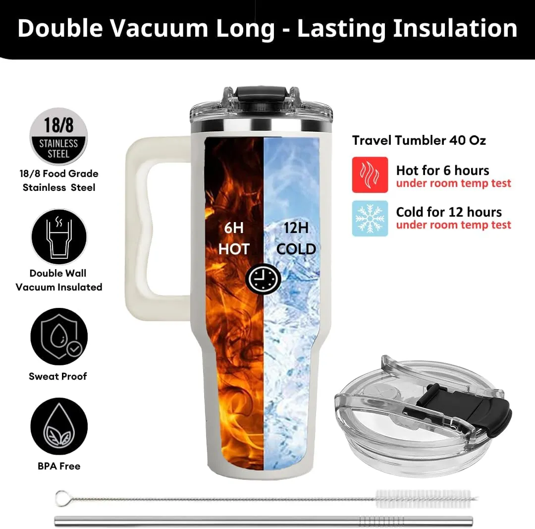 Vivulla68 Mother Day Gift from Daughter or Son – Cool Mom Club Tumbler 40oz with Straw & Brush, Cute Mama Cup, Present for New Mom, Keeps Drinks Cold, Reusable Travel Mug, Birthday Christmas Idea