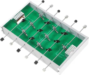 VOSAREA Compact Sturdy Mini Football Table Tabletop Soccer Game for Boys and Girls Adults Portable Game Room Accessory
