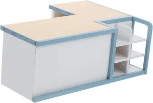 VOSAREA Miniature Supermarket Checkstand Model Scale Doll House Furniture Accessory Realistic for Dollhouse Decor and Play Compact Construction
