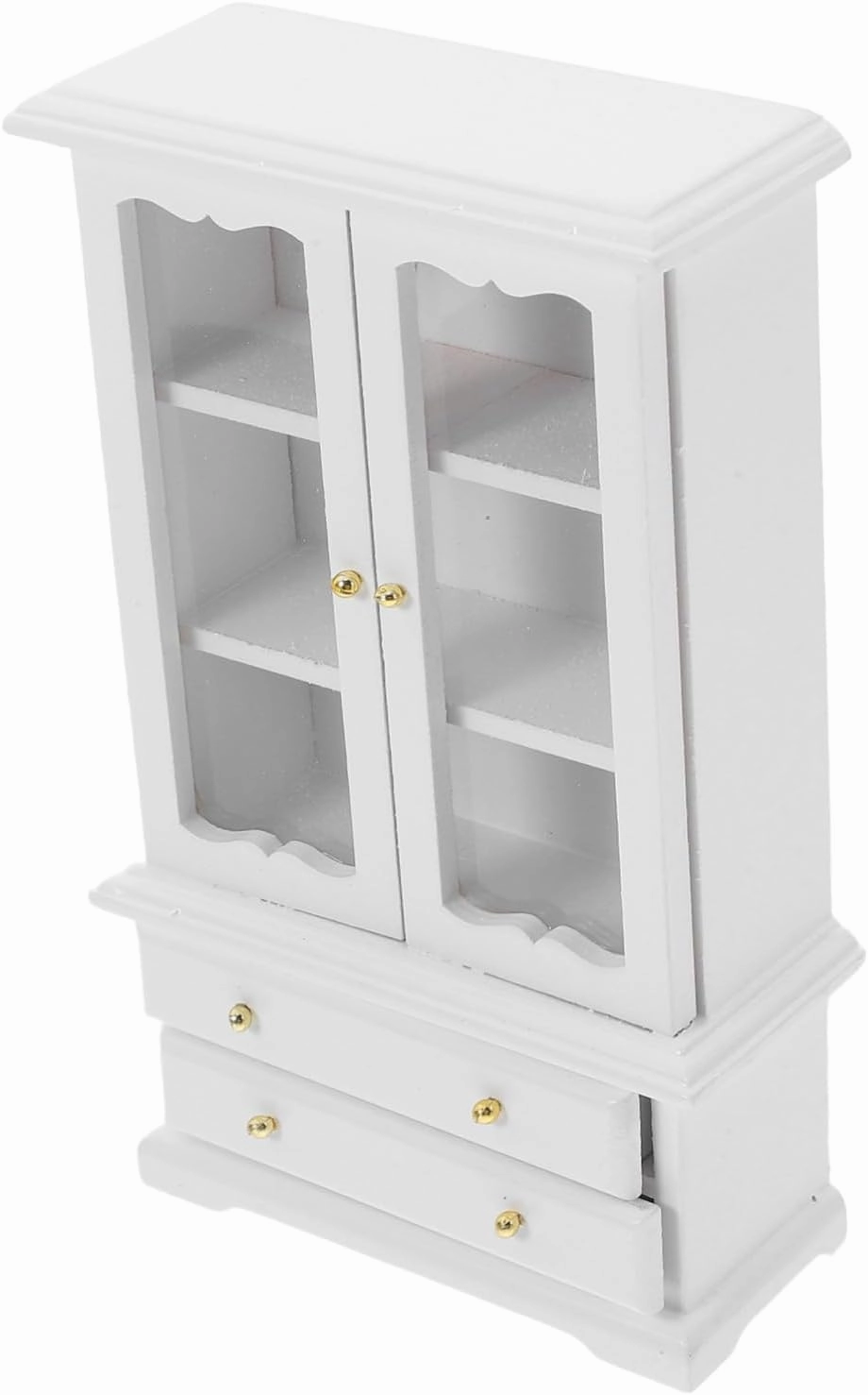 VOSAREA Miniature Bookshelf Dollhouse Furniture Display Scale Model for Dollhouse Living Room Compact Design Realistic Detail for Boys and Girls Play Home Decor