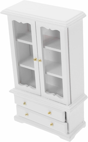 VOSAREA Miniature Bookshelf Dollhouse Furniture Display Scale Model for Dollhouse Living Room Compact Design Realistic Detail for Boys and Girls Play Home Decor