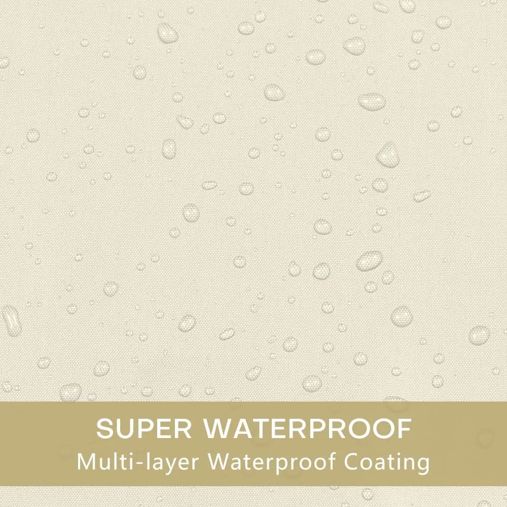 Waterproof Car Seat Cover for Front Seat, Universal Seat Covers After Gym, Post Workout, Polyester Machine Washable Car Seat Protector Suitable for Auto, Truck, Van, SUV, Boat, Beige