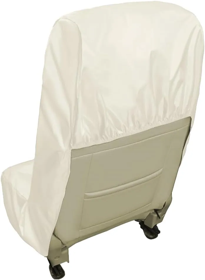 Waterproof Car Seat Cover for Front Seat, Universal Seat Covers After Gym, Post Workout, Polyester Machine Washable Car Seat Protector Suitable for Auto, Truck, Van, SUV, Boat, Beige