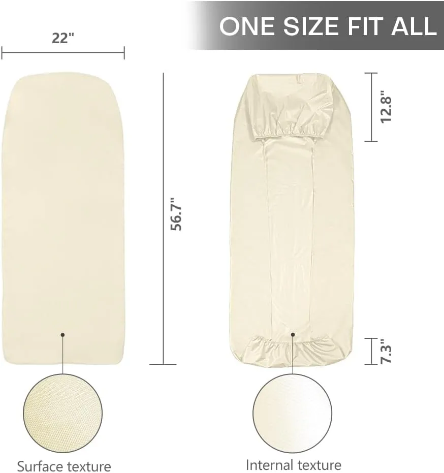 Waterproof Car Seat Cover for Front Seat, Universal Seat Covers After Gym, Post Workout, Polyester Machine Washable Car Seat Protector Suitable for Auto, Truck, Van, SUV, Boat, Beige
