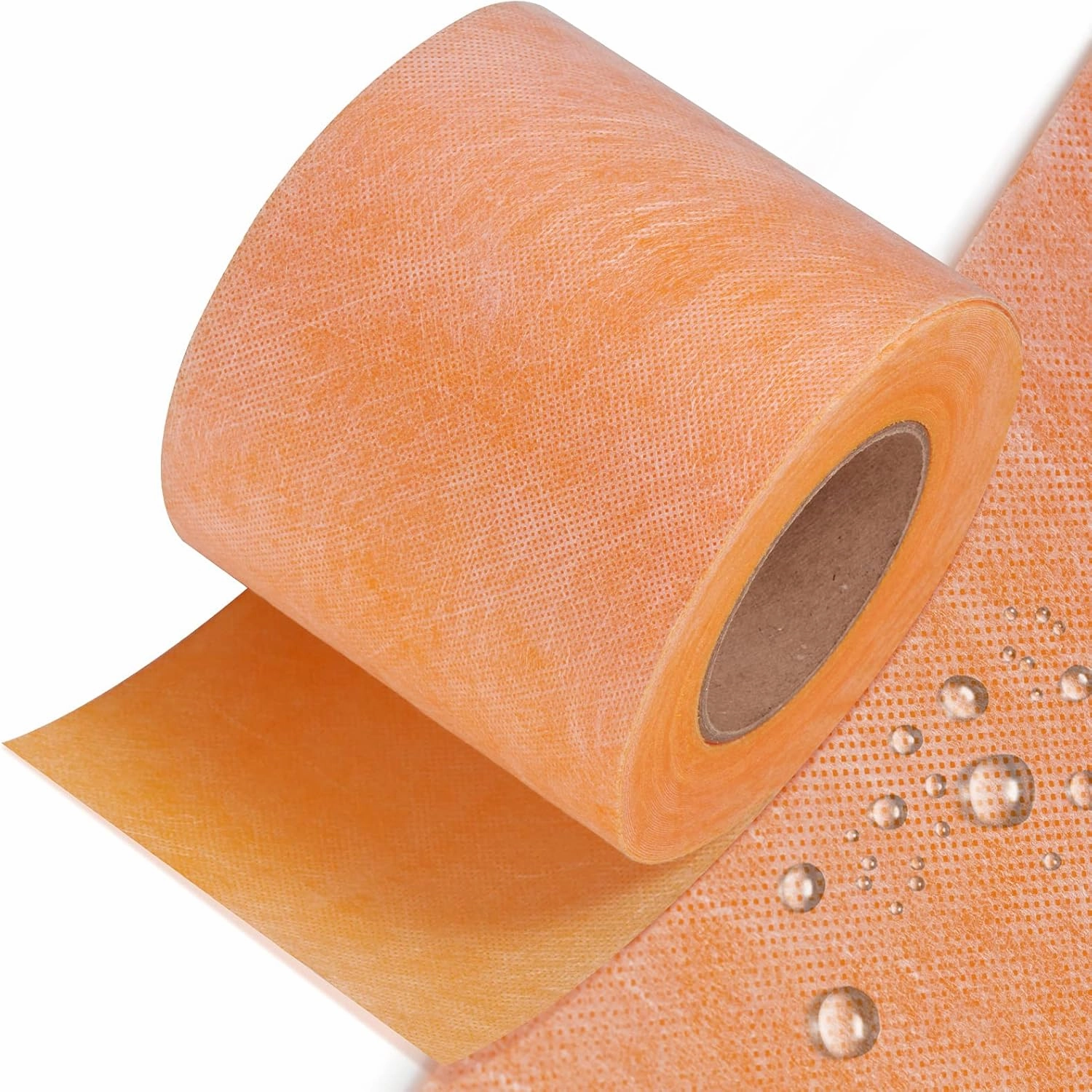 Waterproof Membrane Uncoupling Membrane for Under Tile Underlayment Membrane, Tile Flooring PE Fabric, Waterproof Membrane Shower Membrane for Bathroom Sauna (5inch x 100Ft-42 Sq Ft)