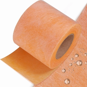 Waterproof Membrane Uncoupling Membrane for Under Tile Underlayment Membrane, Tile Flooring PE Fabric, Waterproof Membrane Shower Membrane for Bathroom Sauna (5inch x 100Ft-42 Sq Ft)