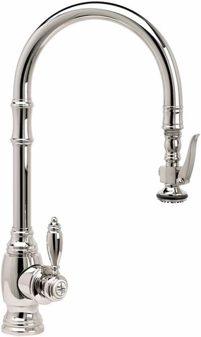 Waterstone 5600-ABZ Traditional Standard Reach PLP Pulldown Faucet Antique Bronze