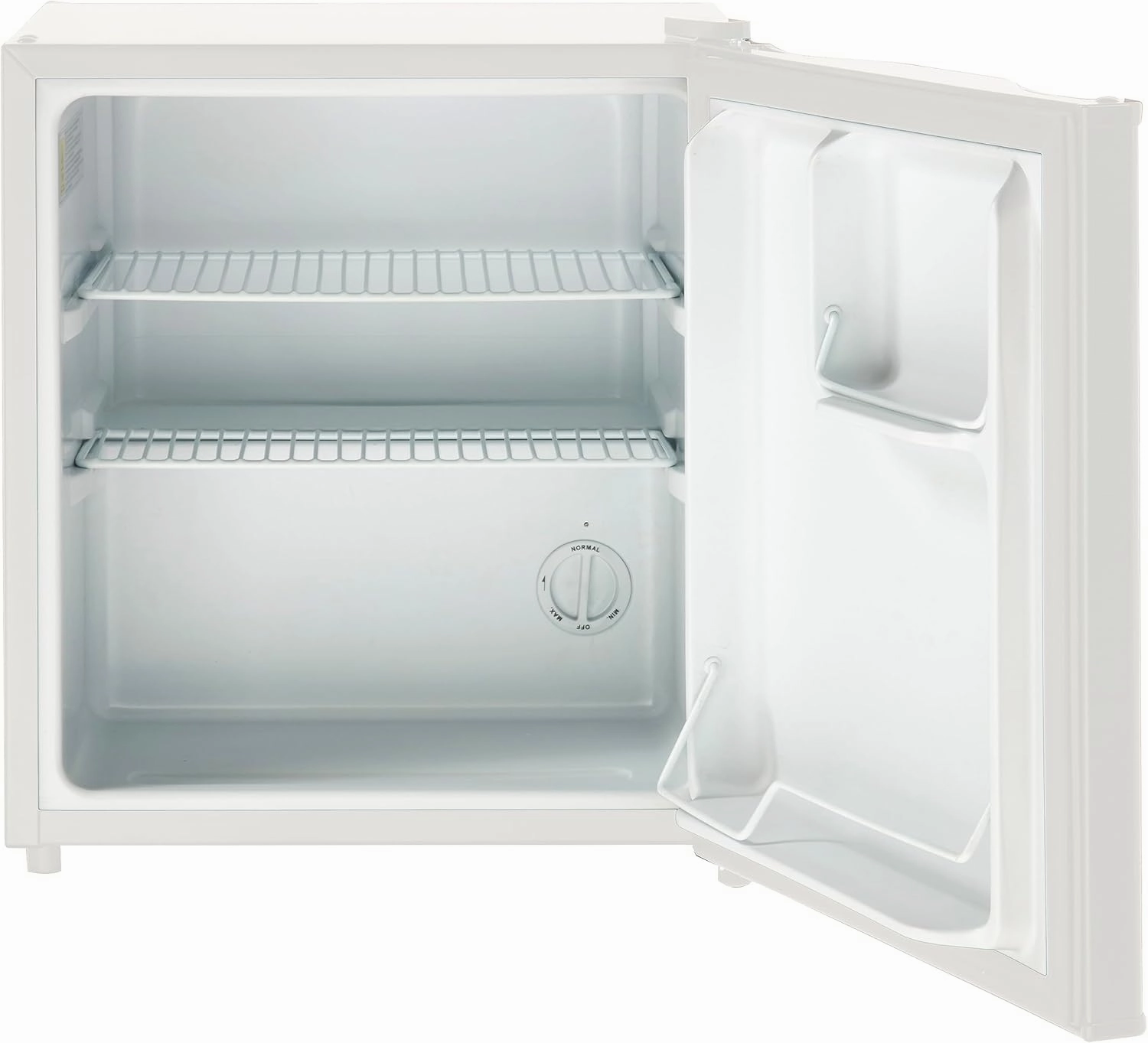 West Bend Mini Fridge Compact Refrigerator for Home Office or Dorm, Auto Defrost with Reversible Door, Energy Star Rated, 1.7-Cu.Ft., White