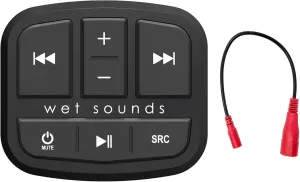 wet sounds MC-TR-Mini Mini Transom Remote with 25' Cable and MC-TR-Mini-ADP for WS-MC1 and MC-2 receivers (Software Update Required)