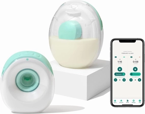Willow Go - Hands Free Breast Pump - Wearable Breastfeeding Pump - Portable, Electric, Cordless, & 9 Levels of Hospital Grade Suction Strength - Postpartum Essentials - Double Breast Pump