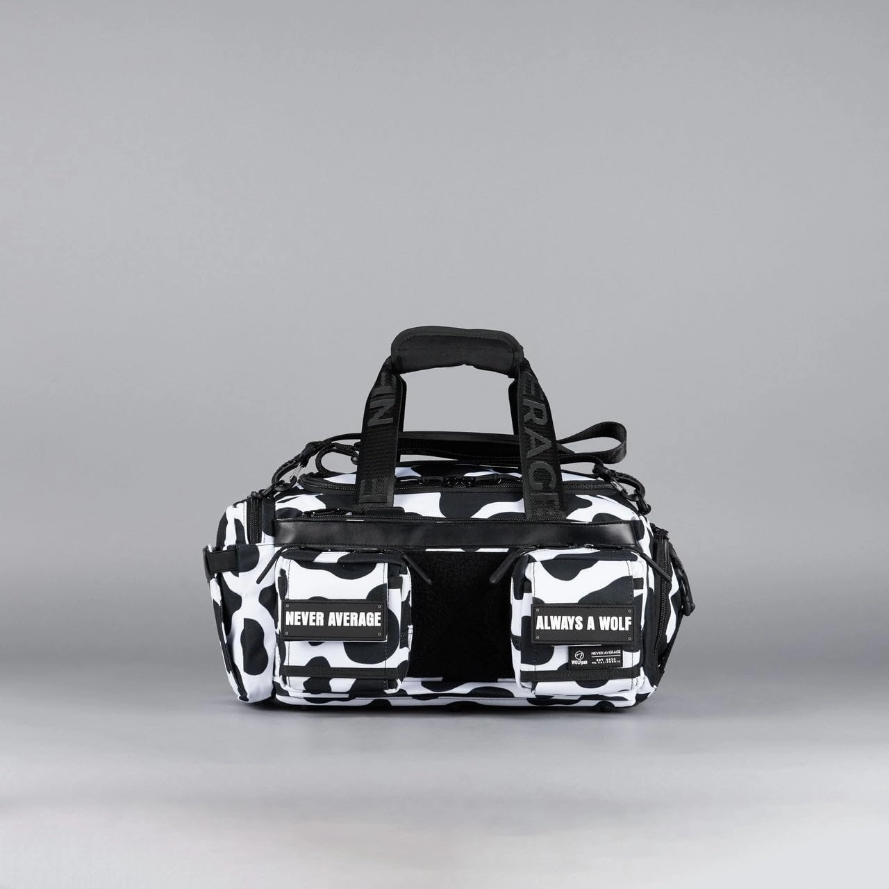 WOLFpak 20L Mini Duffle Bag (Black and White Cow)