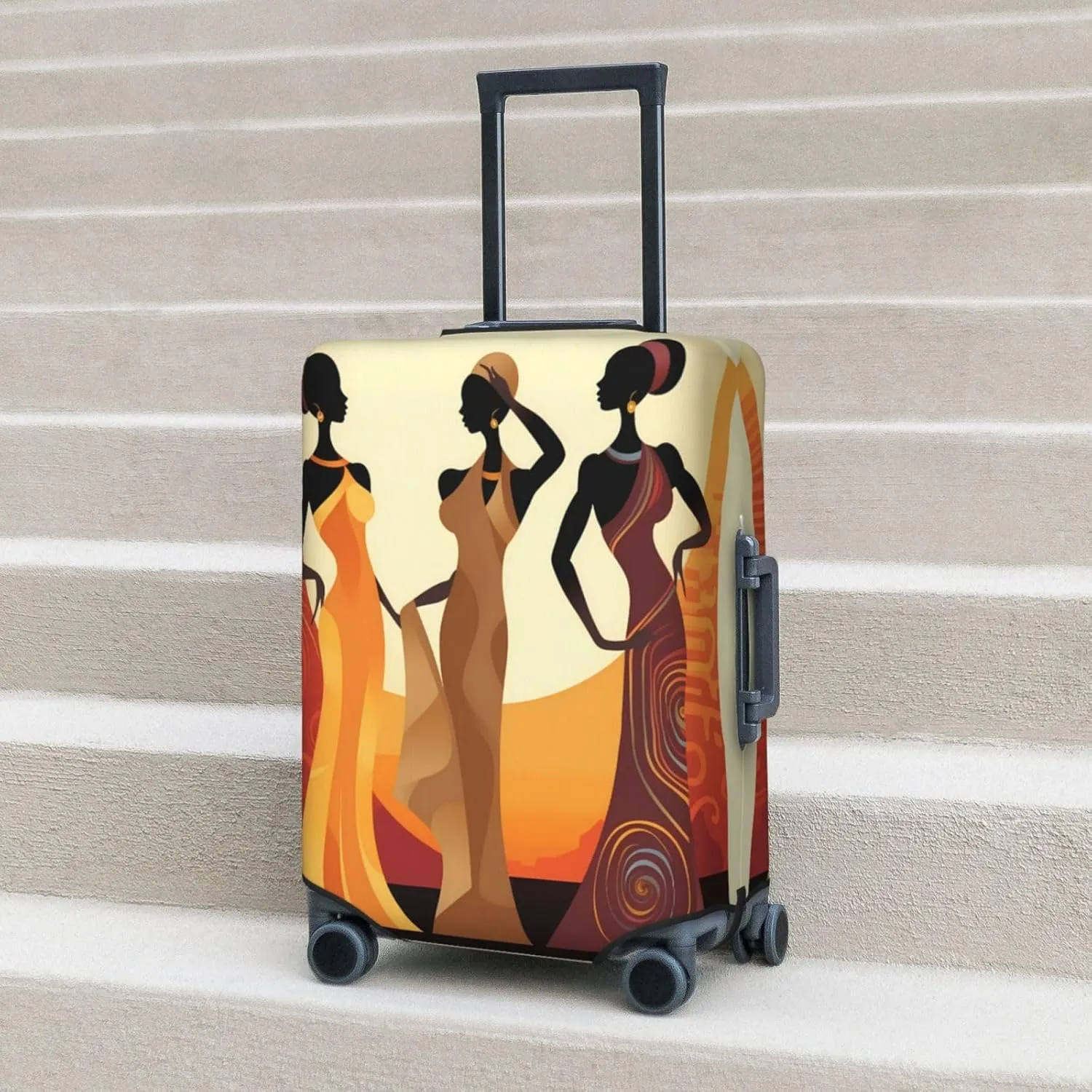 Women Travel Luggage Suitcase COVER, Washable Suitcase COVERS Elastic, S - Fits 18-21 inch luggage (No Suitcase)