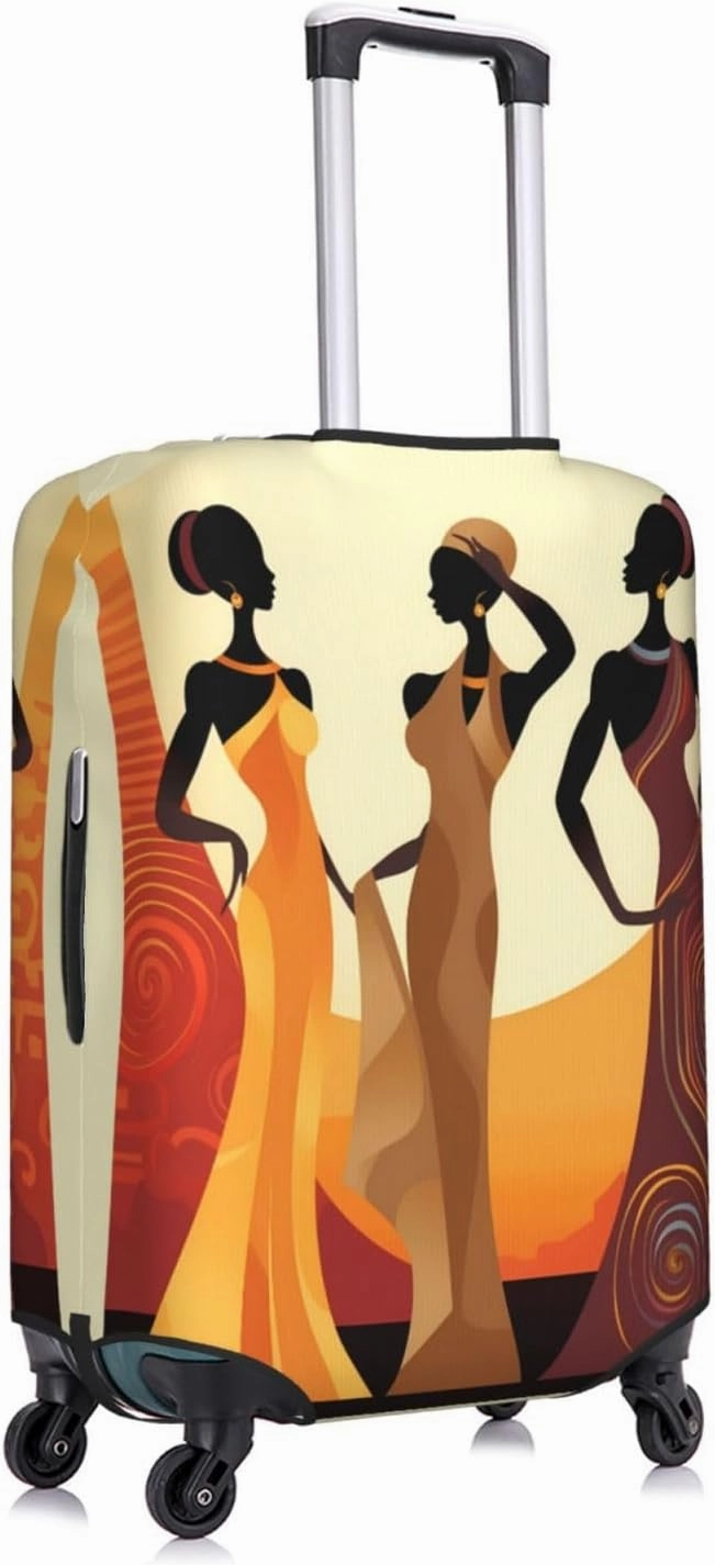 Women Travel Luggage Suitcase COVER, Washable Suitcase COVERS Elastic, M - Fits 22-24 inch luggage (No Suitcase)