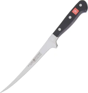 WÜSTHOF Classic 7 Inch Fillet Knife | Thin 7" Fish Fillet Knife | Precision Forged High-Carbon Stainless Steel German Made Fish Knife – Model