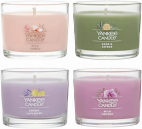 Yankee Candle Minis Jar, Zen Oasis Variety Pack, 4 ct Variety Pack