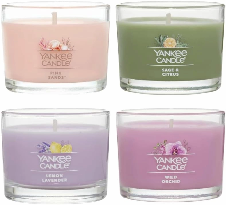 Yankee Candle Minis Jar, Zen Oasis Variety Pack, 4 ct Variety Pack