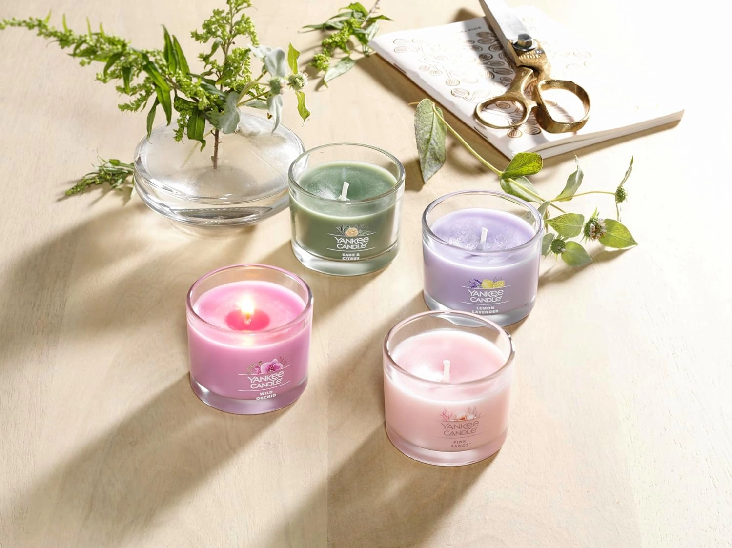 Yankee Candle Minis Jar, Zen Oasis Variety Pack, 4 ct Variety Pack