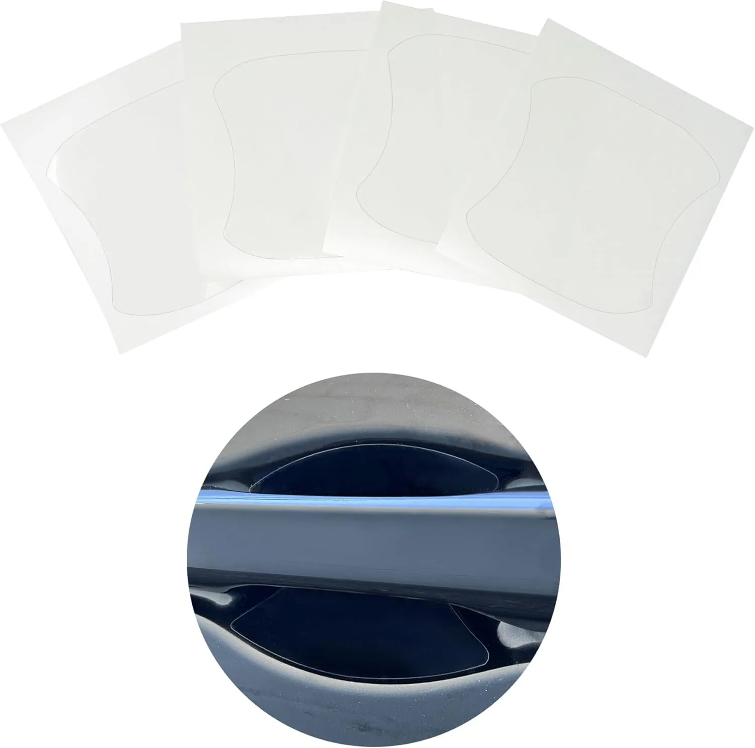 YelloPro Custom Fit Door Handle Cup 3M Scotchgard for Acura Integra Sedan, 2023 2024 2025, Anti-Scratch Clear Bra Paint Protector Film Cover Self Healing PPF Guard Kit