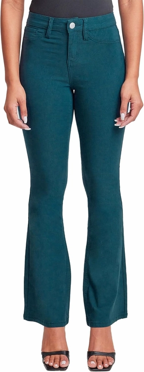 YMI Women's Hyperstretch Forever Color Flare Pants