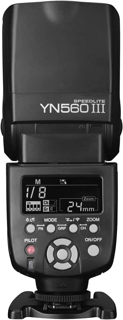 Yongnuo YN 560 III Professional Flash Speedlight Flashlight, GN58 2.4G Receiver, Built in Trigger Receiver System, YN560 III YN-560III YN560III for Canon Nikon Pentax Olympus Camera
