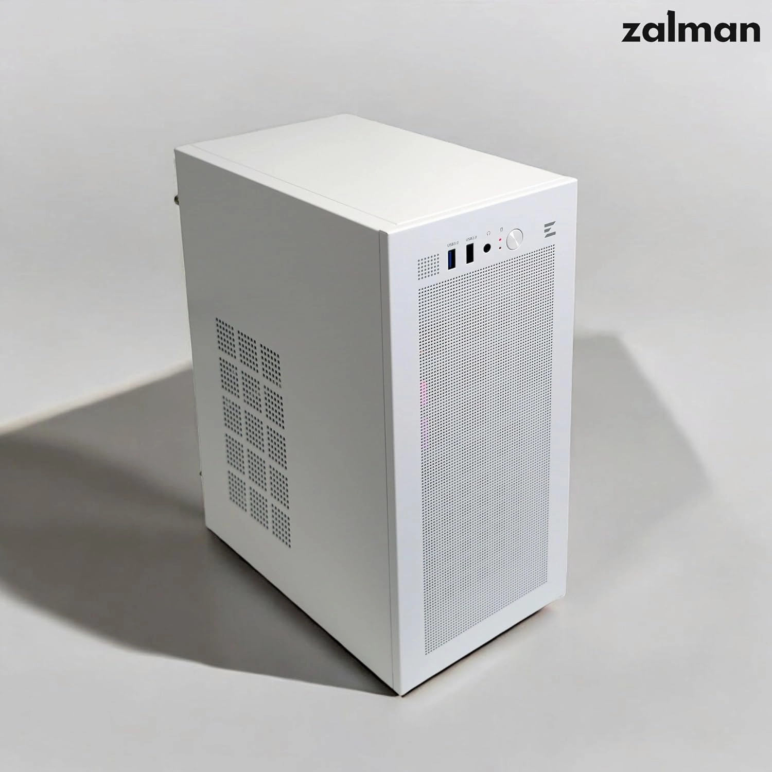 Zalman CUBIX Compact Mini Tower mATX ITX PC Case, Micro-ATX/Mini-ITX/DTX, SFF Small Form Factor SFX HTPC Computer Chassis, USB 3.0, White