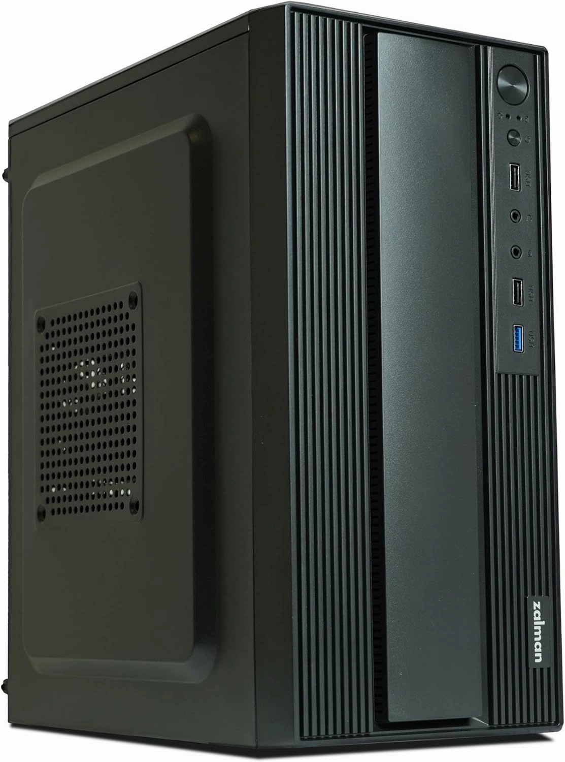 Zalman T6 Mini Compact M-ATX PC Case, Micro-ATX Mini-ITX DTX SFF SFX HTPC Small Computer Chassis, USB 3.0, Space Saving Mini Tower Workstation